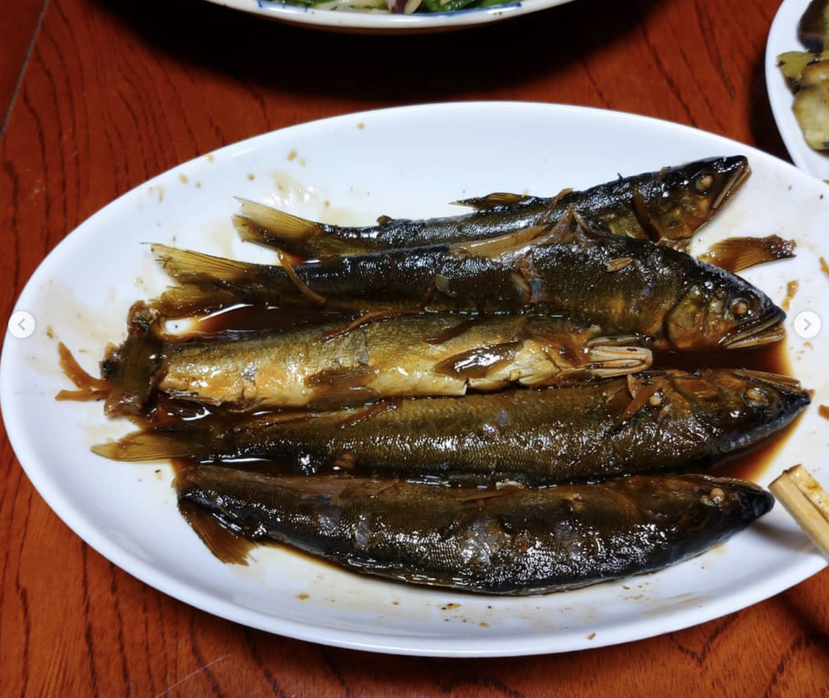 鮎の甘露煮